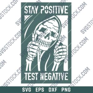 Test negative stay positive design files - SVG DXF EPS PNG