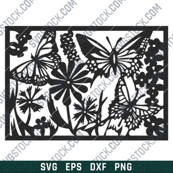 Free Free 115 Butterfly Flower Svg SVG PNG EPS DXF File