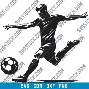 Football Player DXF File