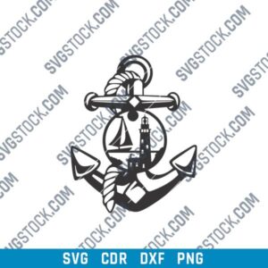 Panel Anchor DXF File for CNC Machines