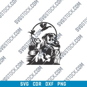 Wild Duck Hunting DXF File for CNC