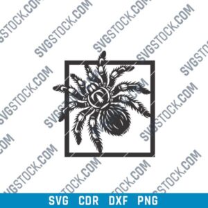 Spider Wall Decor for Halloween CNC Design